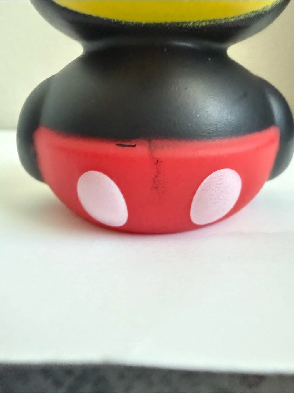 Disney Mickey Mouse Rubber Duck Just Play Bath Toy Collectible 2.75” Official